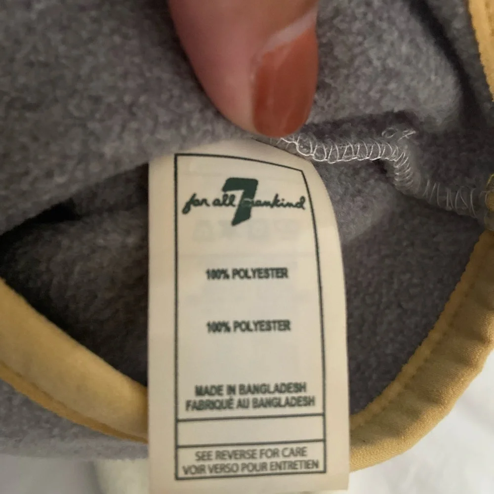 7 for all mankind toddler fleece pullover jacket.